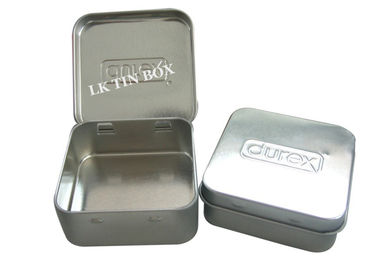중국 돋을새김한 정연한 작은 금속은 Durex 콘돔 안전한 성생활을 위한 Boxe 인쇄를 주석으로 입힙니다 협력 업체