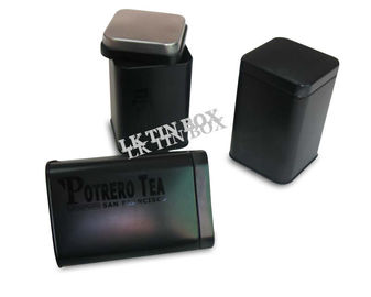 58 mm 찬성되는 HACCP FDA SGS를 포장하는 정연한 모양 Potrero 차 주석 상자 협력 업체
